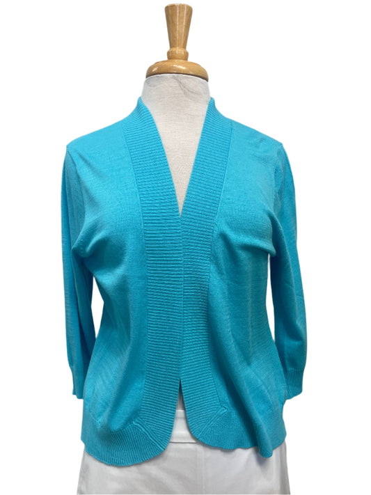 LULU B - Cardigan - Clear Turquoise