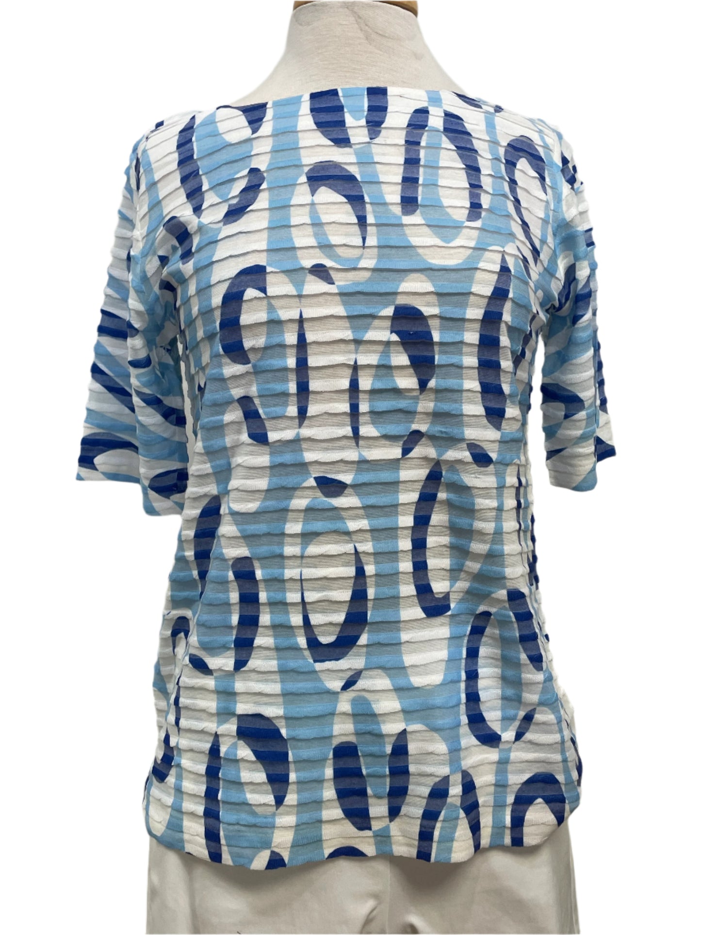 WHIMSEY ROSE BLUES AND WHITE TOP