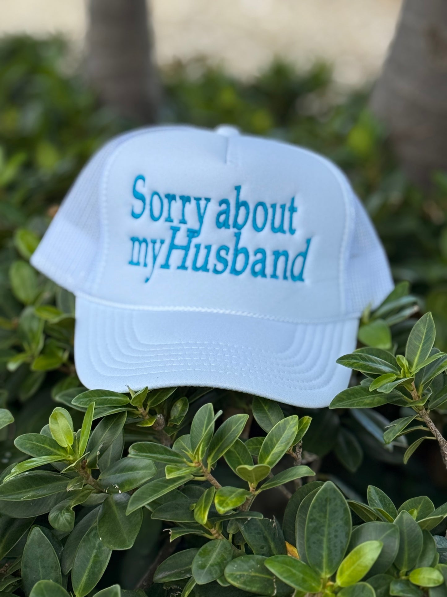 Sorry About My Husband Foam Trucker Hat