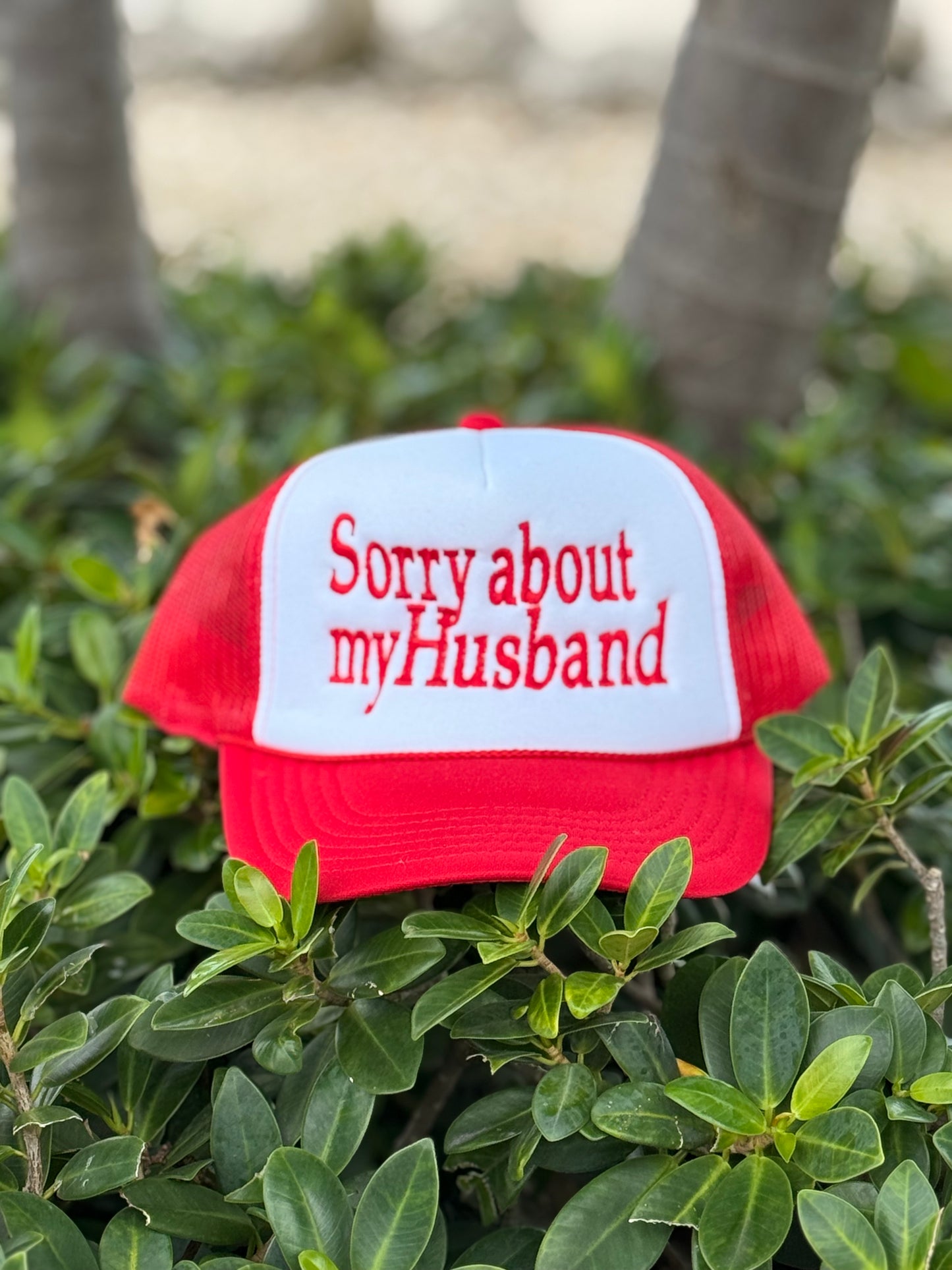 Sorry About My Husband Foam Trucker Hat