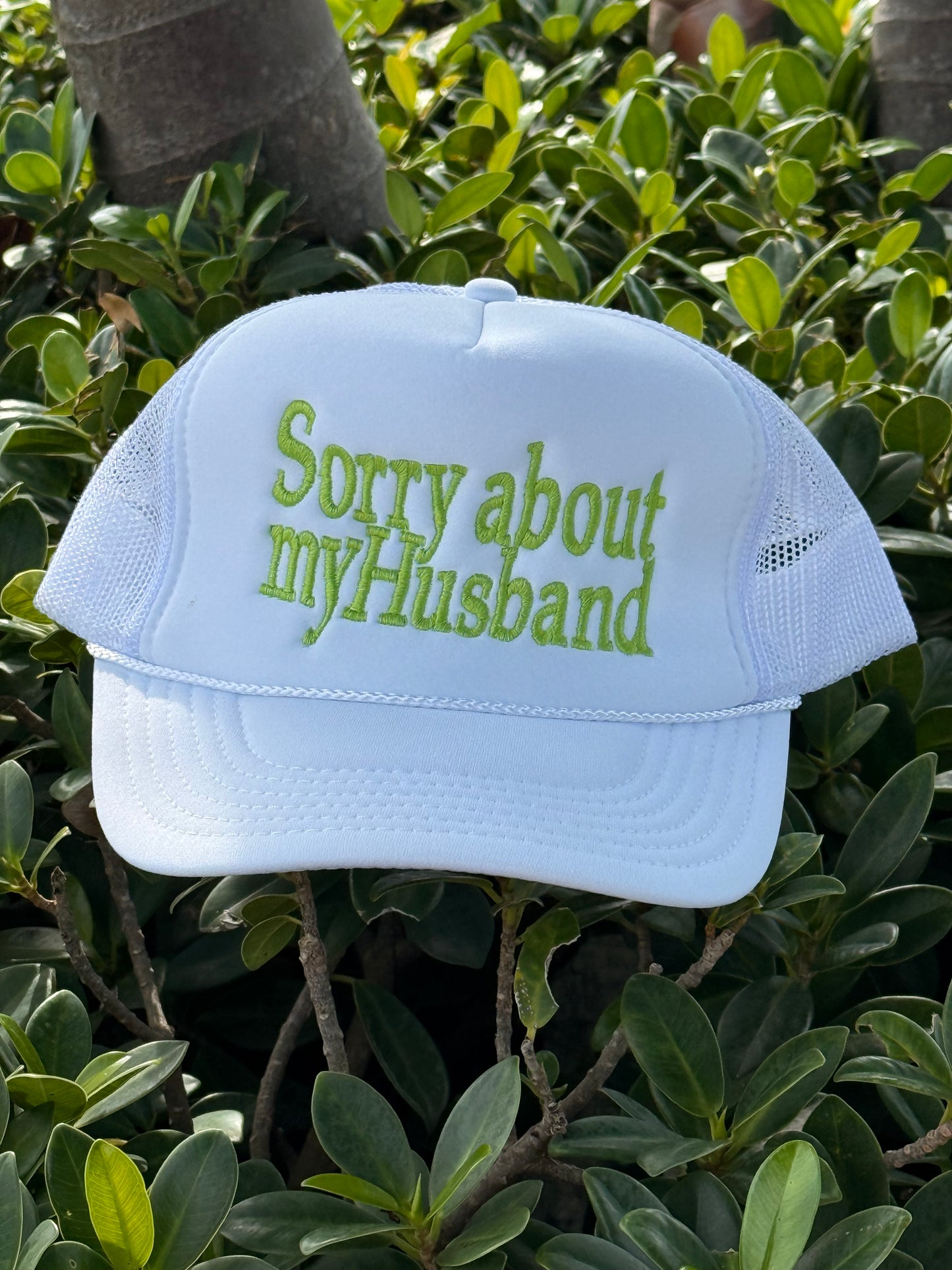 Sorry About My Husband Foam Trucker Hat