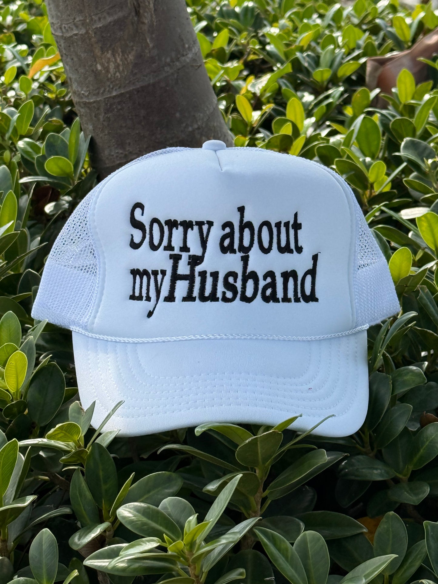 Sorry About My Husband Foam Trucker Hat