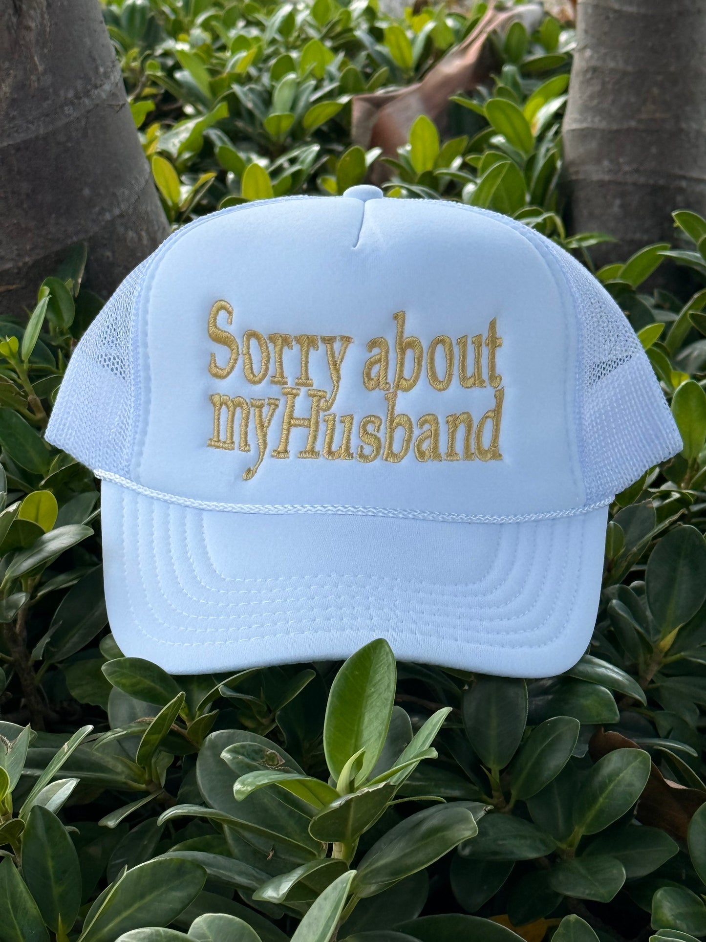 Sorry About My Husband Foam Trucker Hat