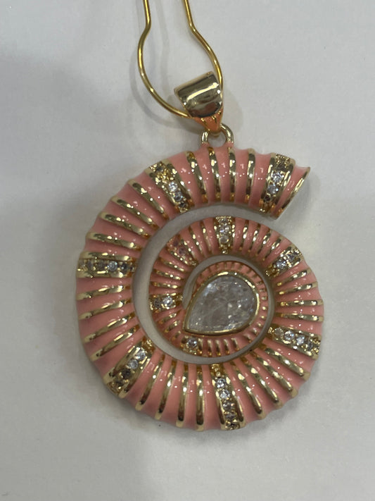 Shiver + Duke- Lapis Teardrop Stone Center Pendant