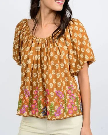 IVY JANE - GARDEN OF FLOWERS TOP
