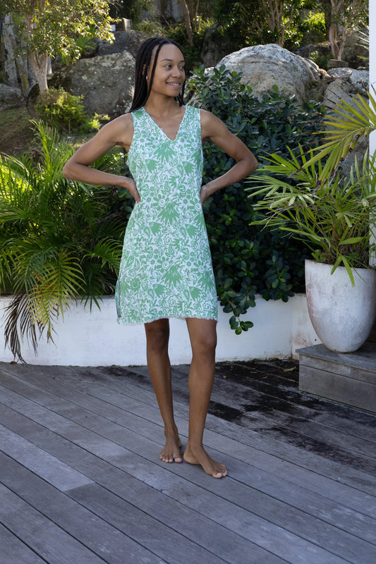 HIHO - Jasmine Dress - Basil Paisley
