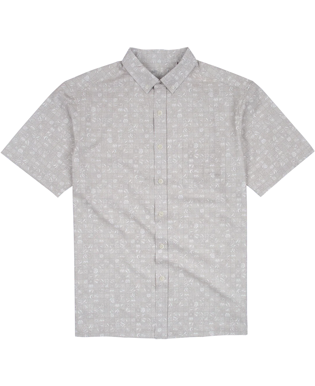 Kahala - Sea Grid SS Shirt - Sand