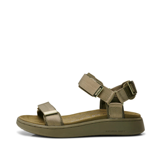 Lines of Denmark- Woden Dark Olive Sandal