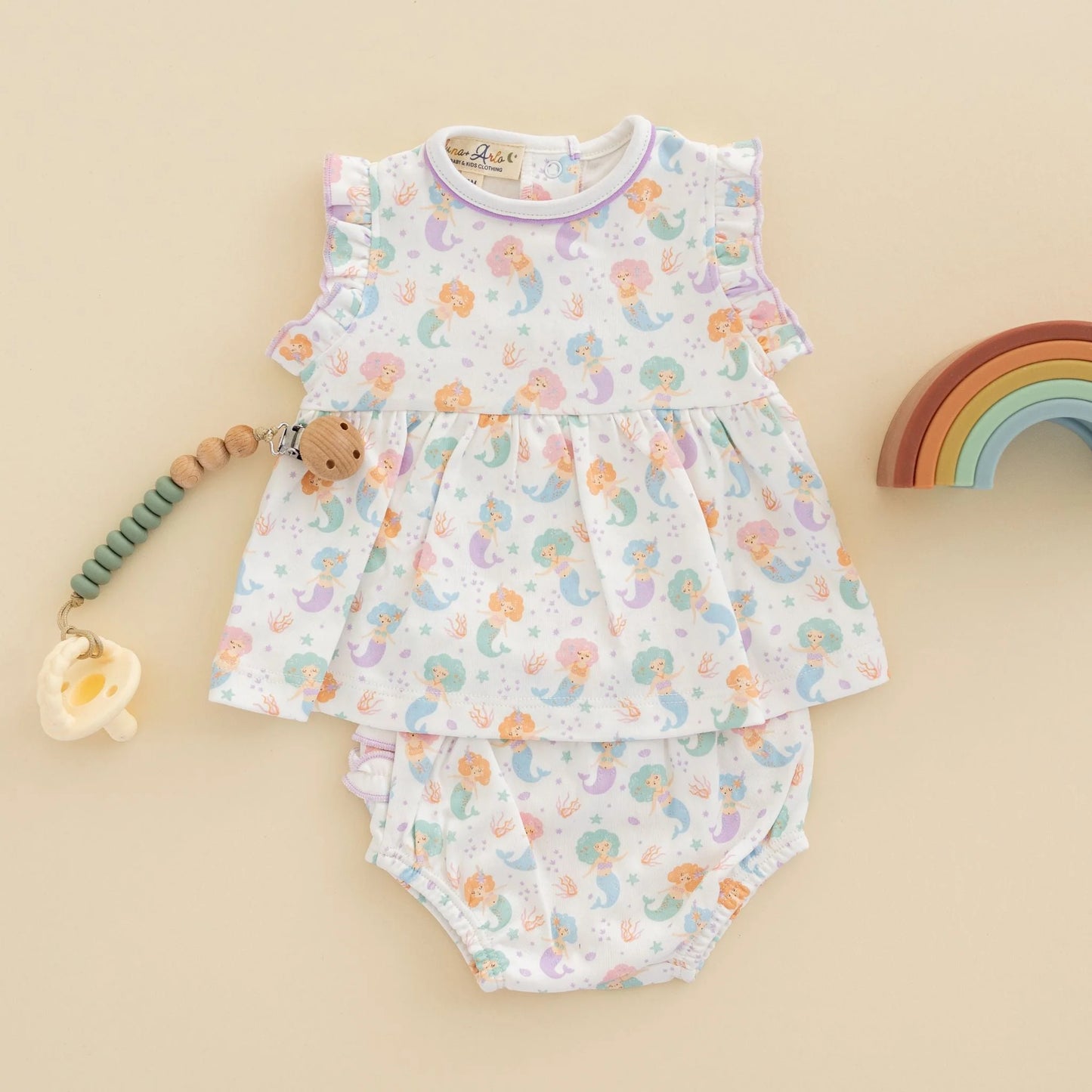 Magnolia Baby - Sirena Ruffle Diaper Cover Set