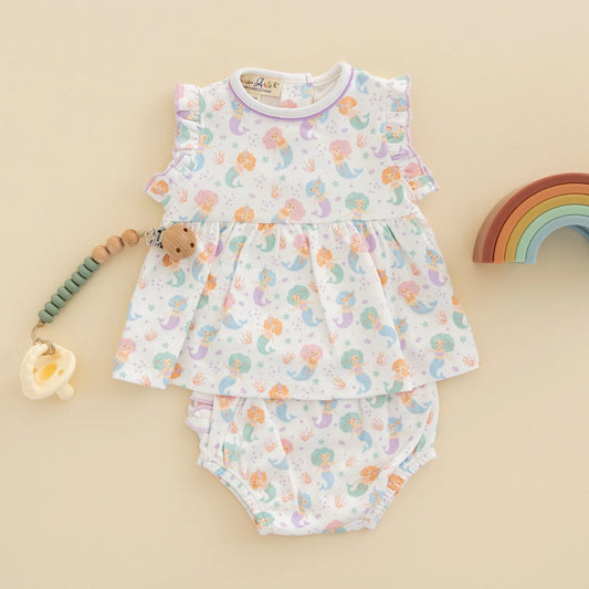 Magnolia Baby - Sirena Ruffle Diaper Cover Set