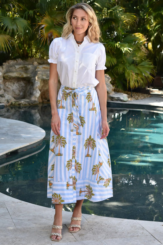 Just Darviny - Milan Skirt - Santa Barbara