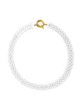 Zenzii- Woven Crystal Short Necklace