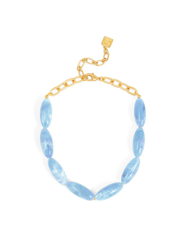 Zenzii- Glossy Resin Collar Necklace