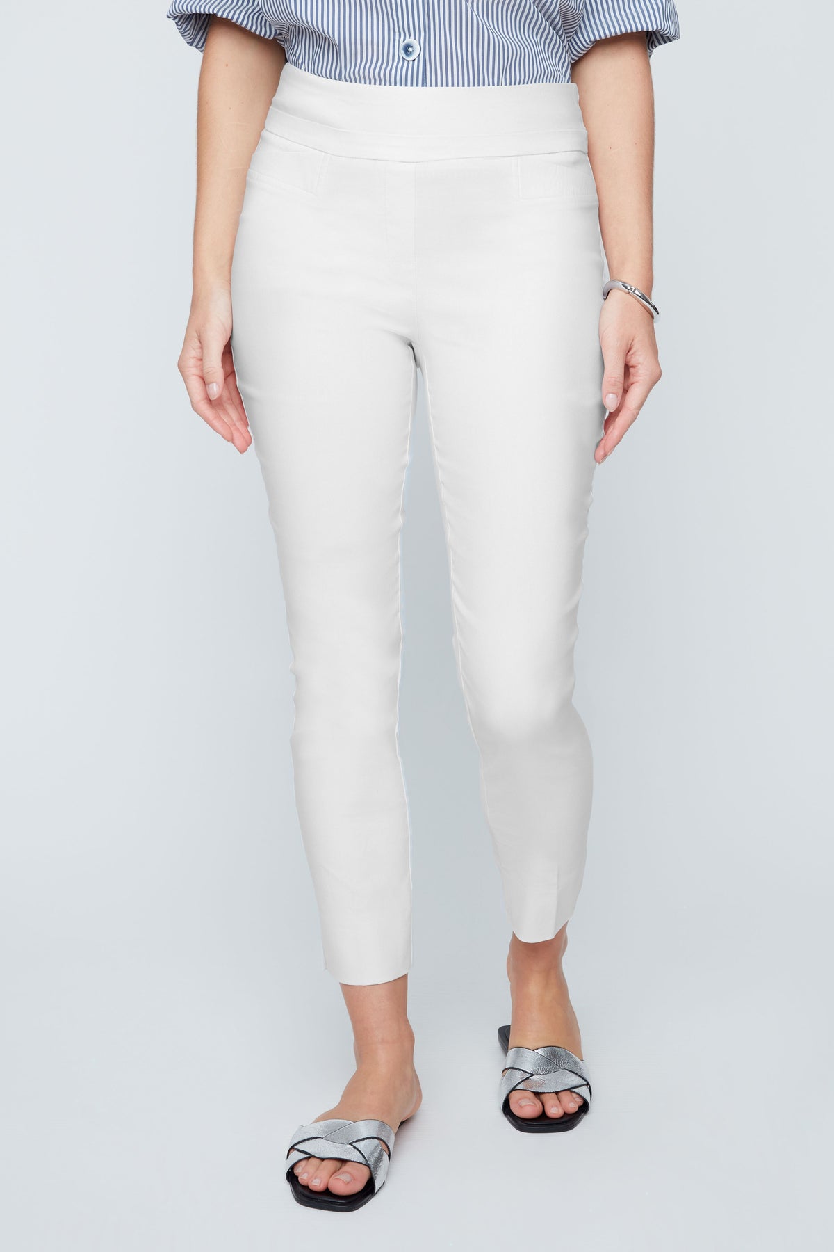 RENUAR - Oyster  Woven Pant