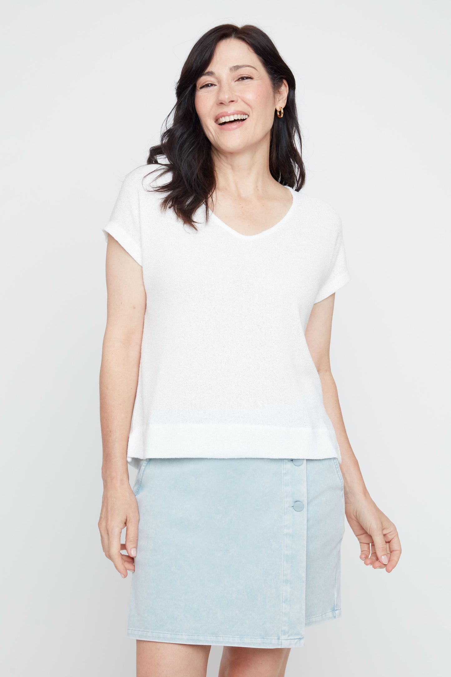 Cap Sleeve Top - Knit