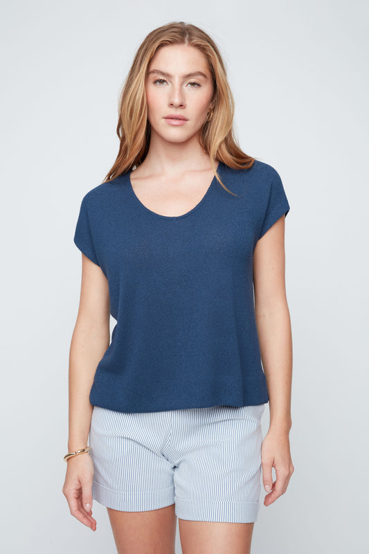 Cap Sleeve Top - Knit