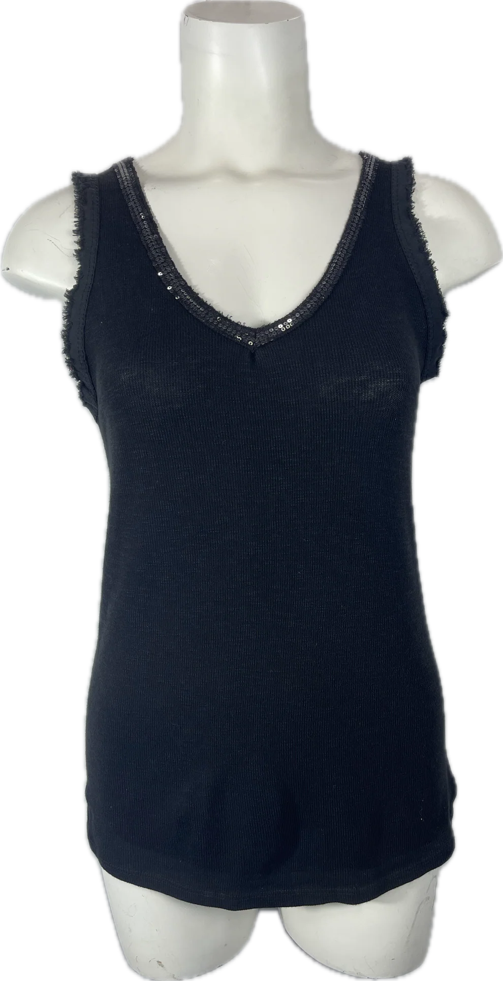 Urban Mangoz - Sequin V-Neck Tank Top