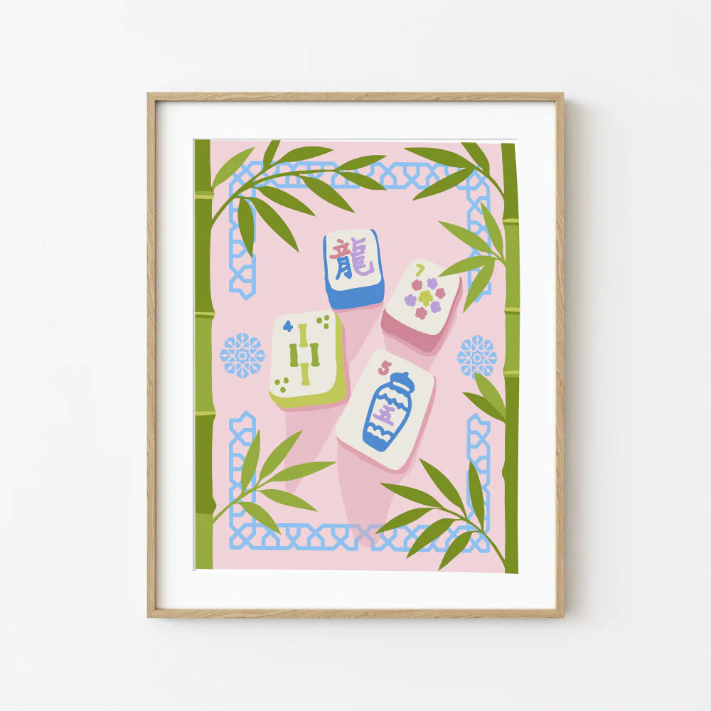 Pink Picasso- Paint by Numbers- Tile Time