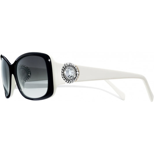 Brighton - Twinkle Black/White Sunglasses - A11671
