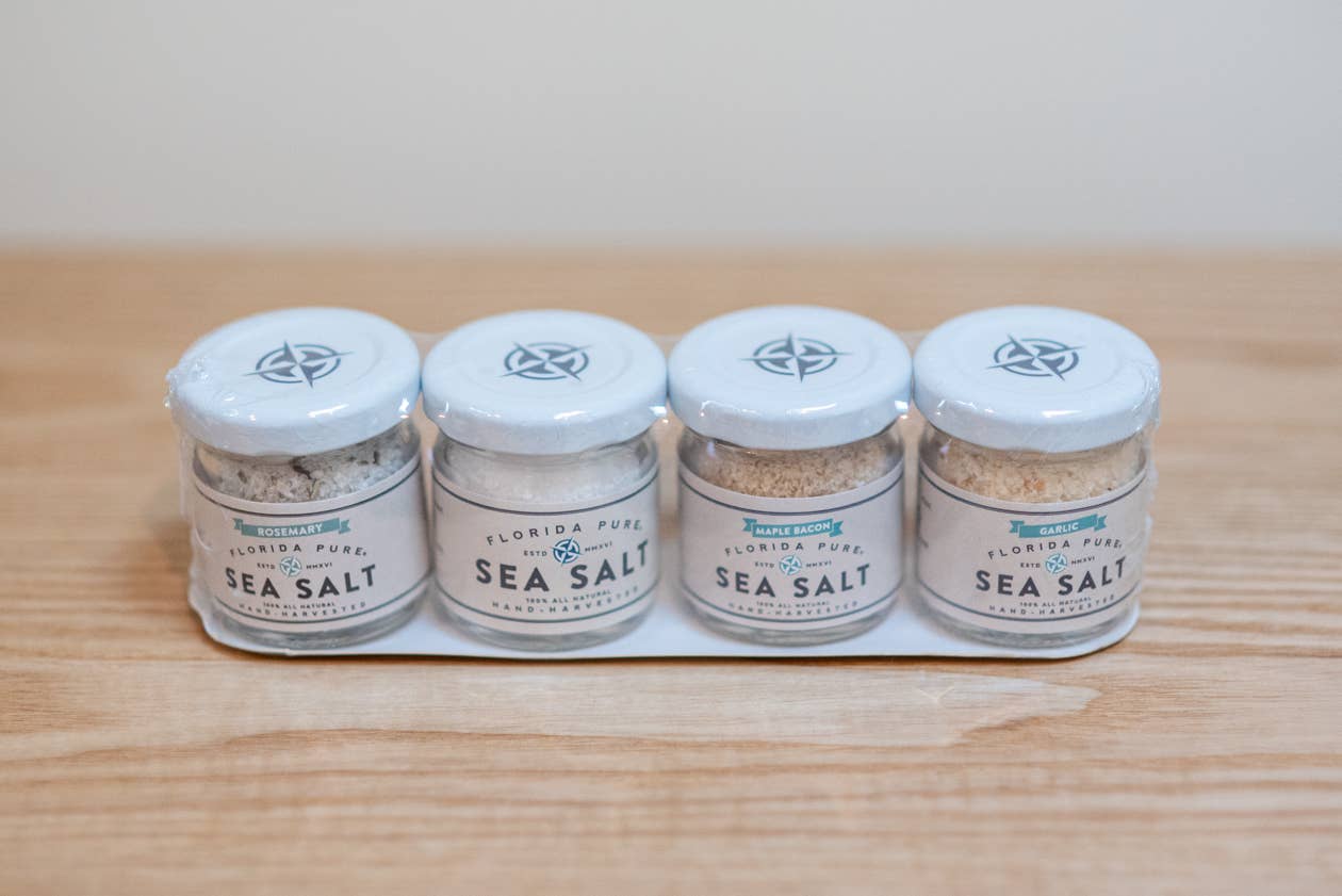 Pure & Infused Flavored Sea Salt Sunshine Sampler Gift Pack