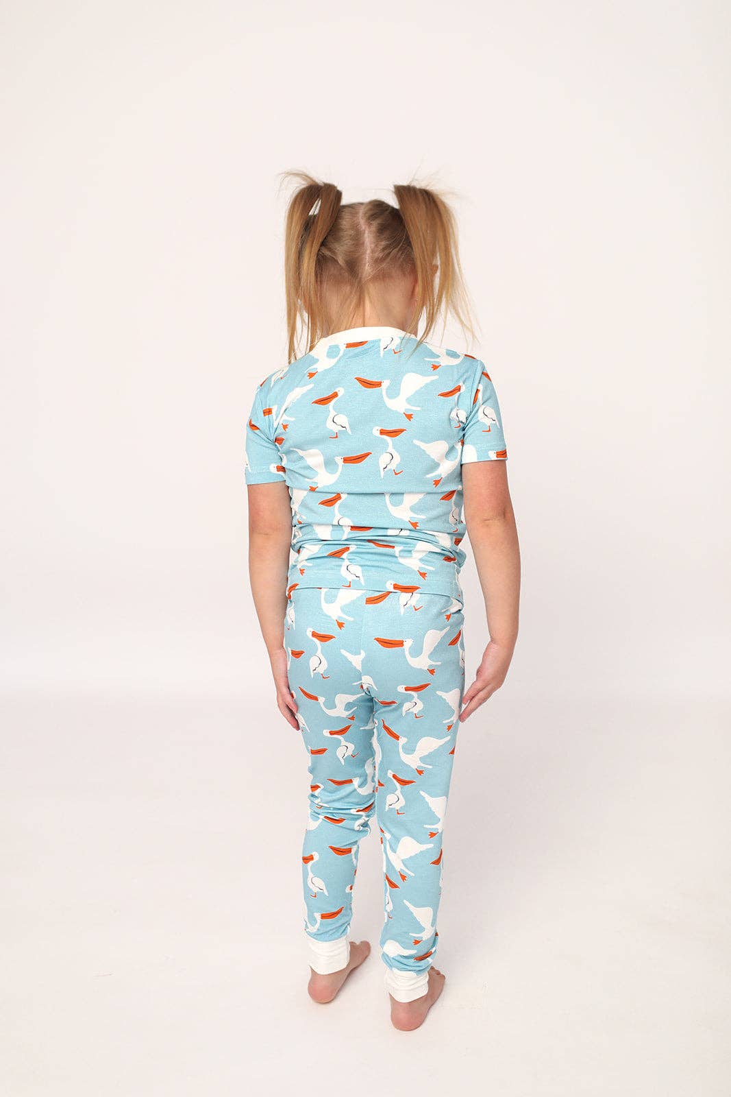 Southern Slumber - Pelican Short Sleeve 2 Piece Toddler Bamboo Pajama Set