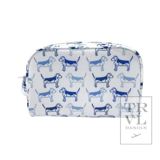 TRVL Design - Stow It - Puppy Love Blue Dopp Kit Bag