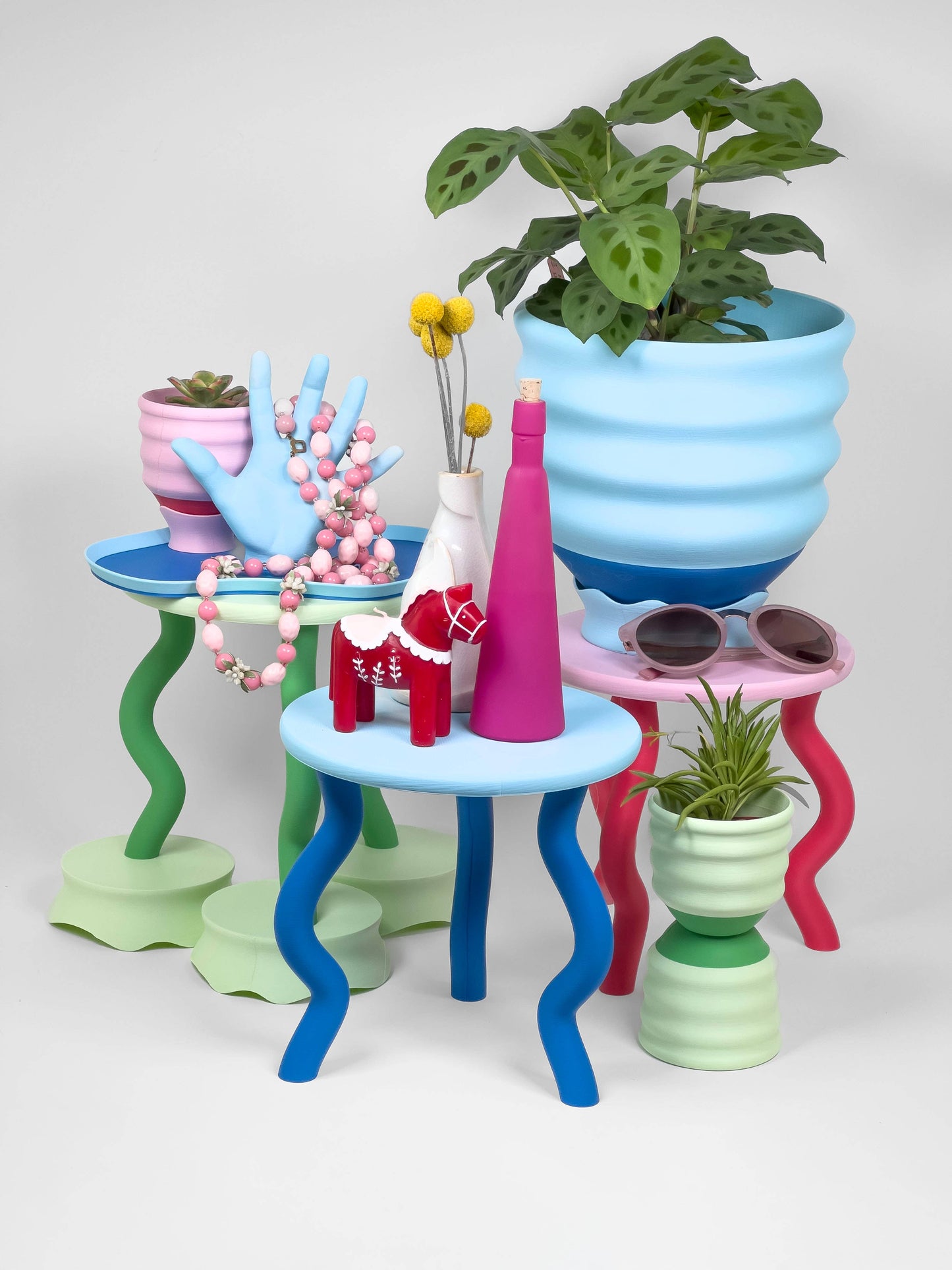 Wavy Plant Stand (3 colorways)
