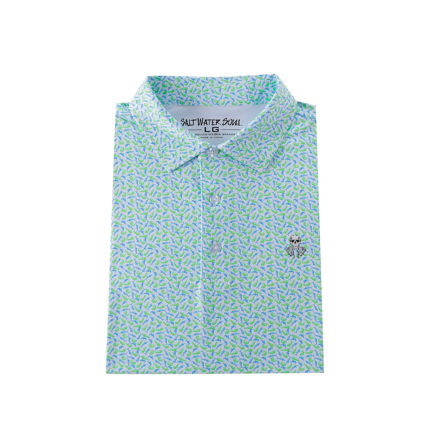 SALT WATER SOUL - Mahi Mahi Marlin Polo