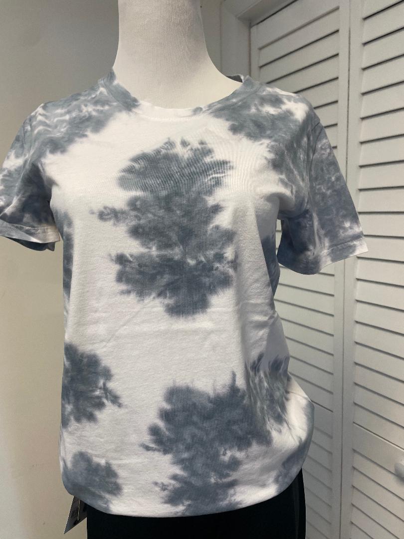 Pure Amici - Tie Dye Short Sleeve Crew Neck Ladies Tee
