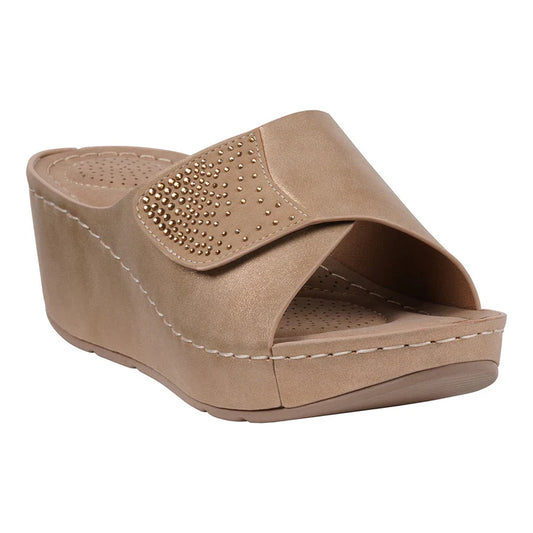 Annora - Gold - Wedge Sandal