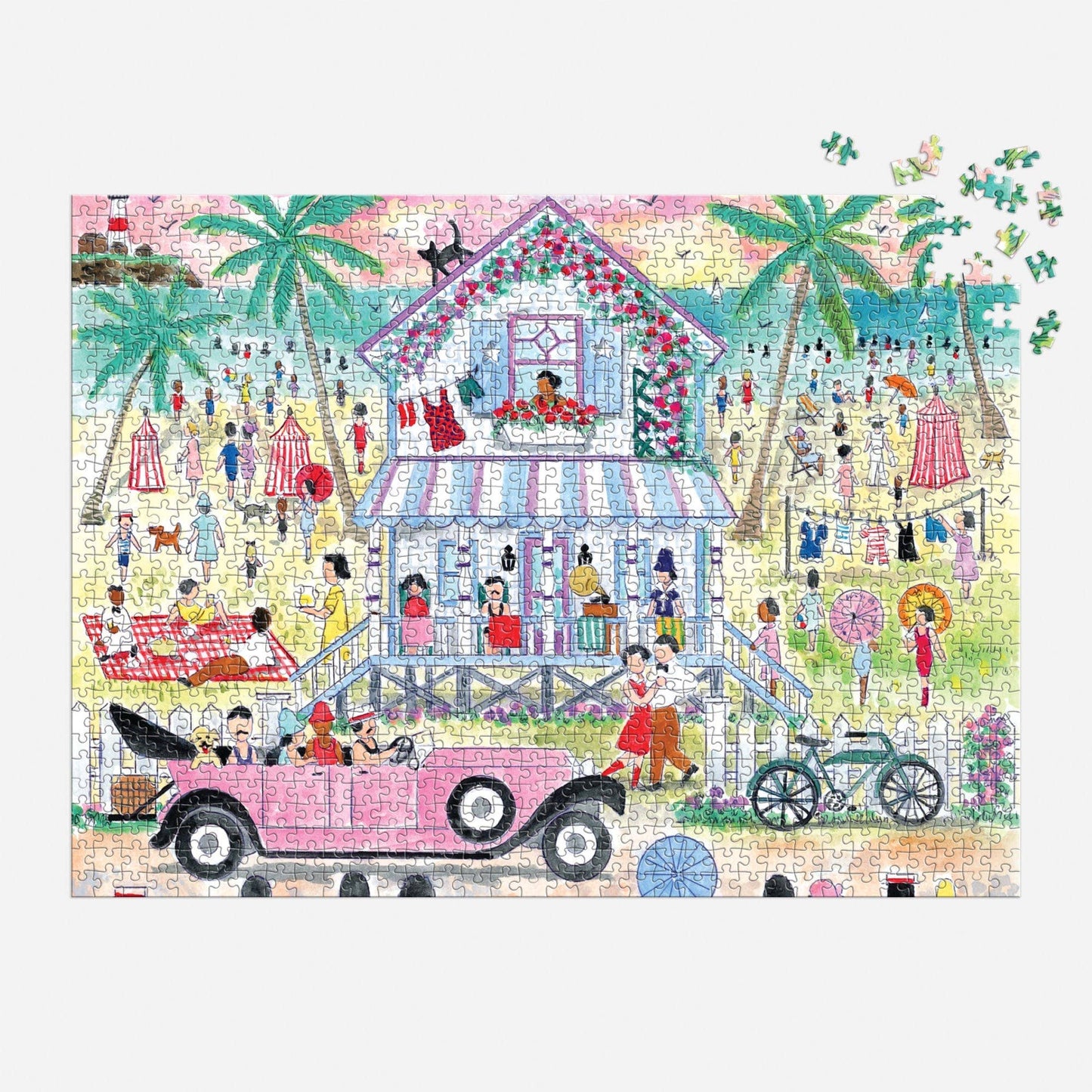 Chronicle Books - Michael Storrings Roaring 20s Beach House 1000 Piece Puzzle