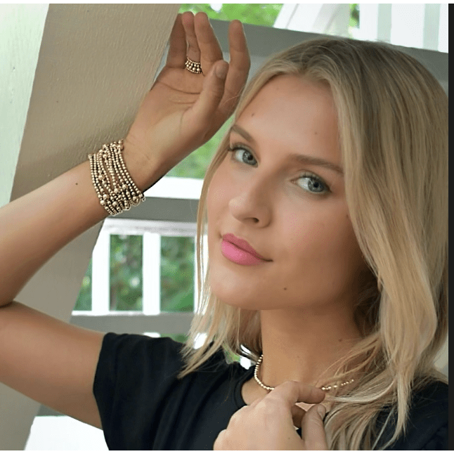 erin gray - The Nantucket Collection 3x6 14k Gold- Filled Beaded Bracelet