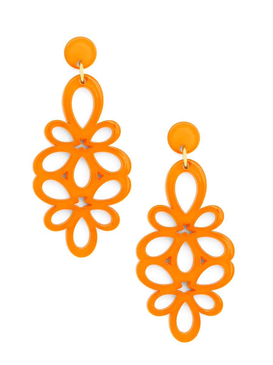 ZENZII Jewelry - Resin Blooming Flower Drop Earring