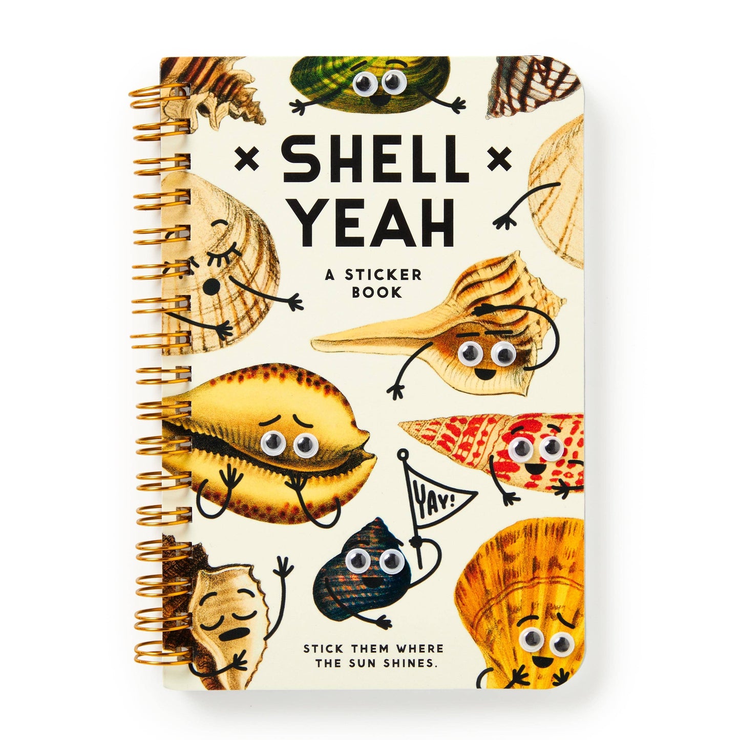 Chronicle Books - Brass Monkey Shell Yeah Sticker Book