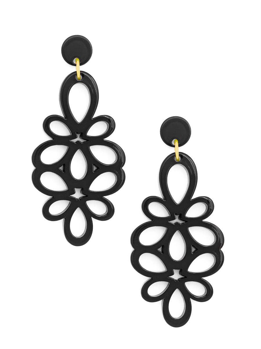ZENZII Jewelry - Resin Blooming Flower Drop Earring