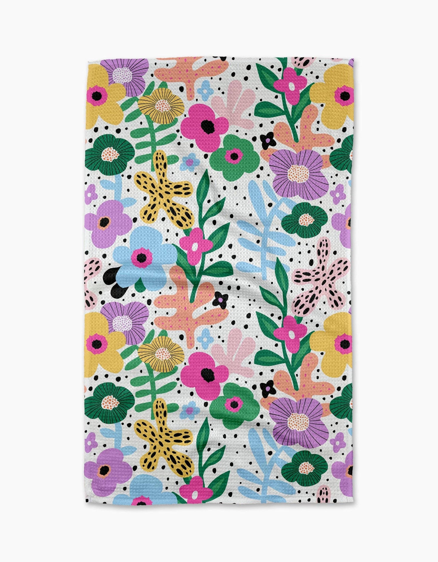 Geometry - Abstract Botanicals Tea Towel