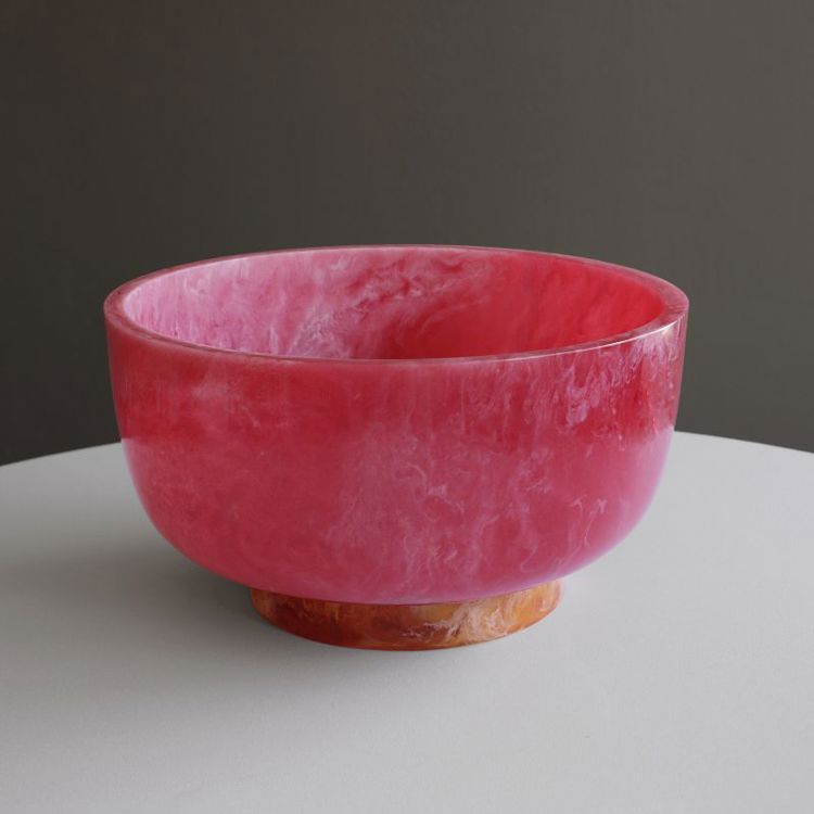 Beatriz Ball - Resin Rio Large Bowl - Pink & Orange