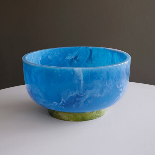 Beatriz Ball - Resin Rio Large Bowl - Blue and Green