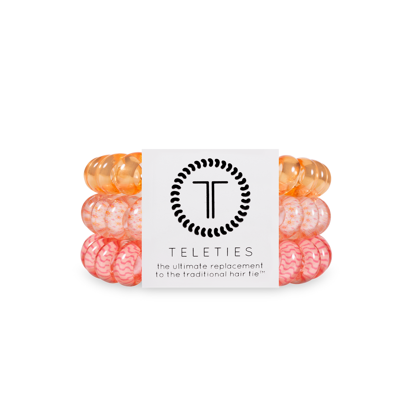 TELETIES - Spiral Hair Coil | Large | Sunny Days Ahead
