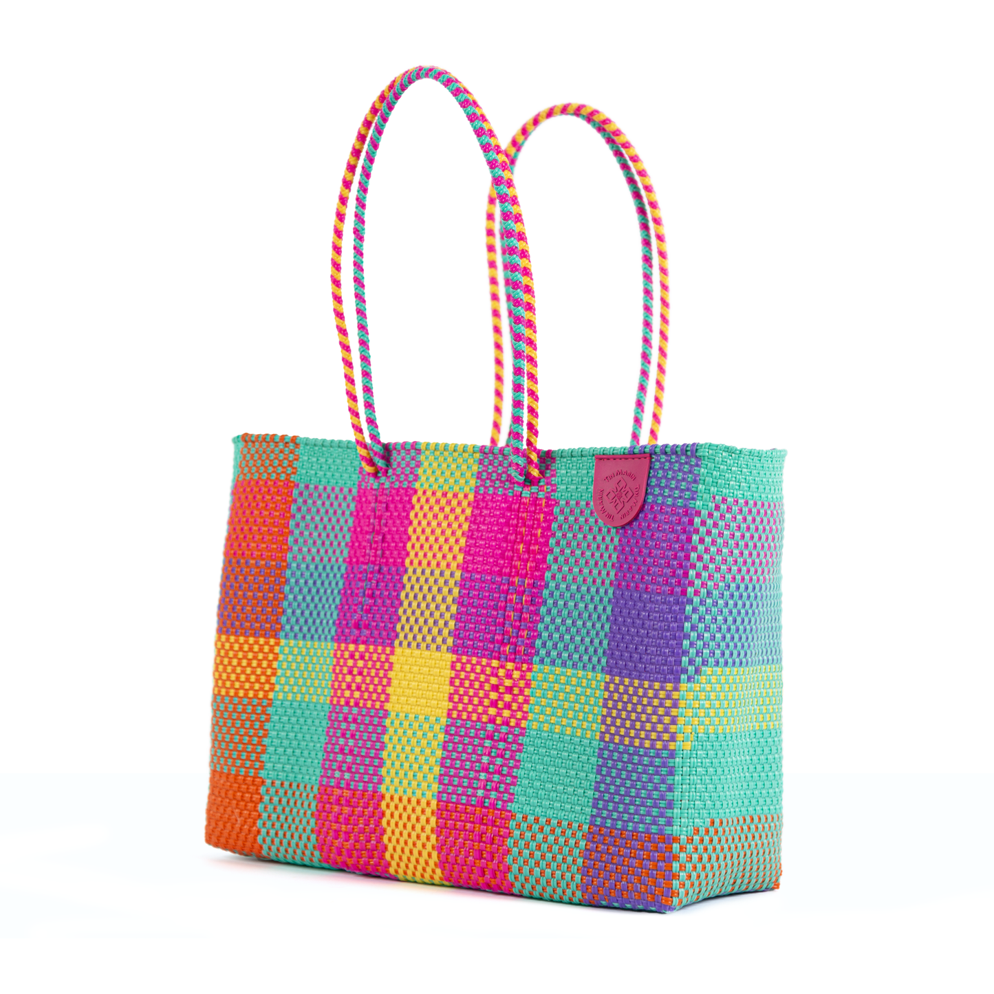 Tin Marin-Fiesta Woven Plastic Beach Super Tote