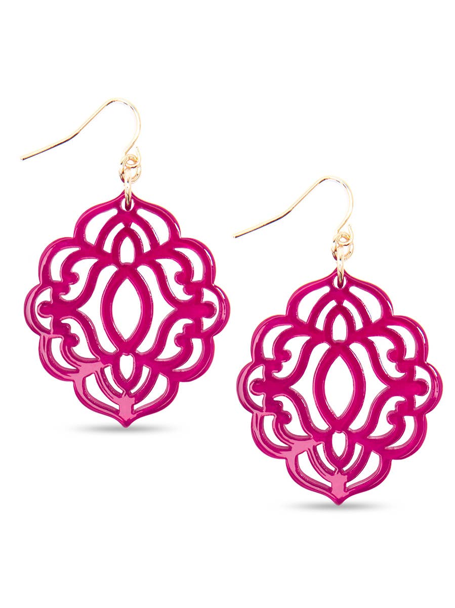 ZENZII Jewelry - Baroque Resin Drop Earring