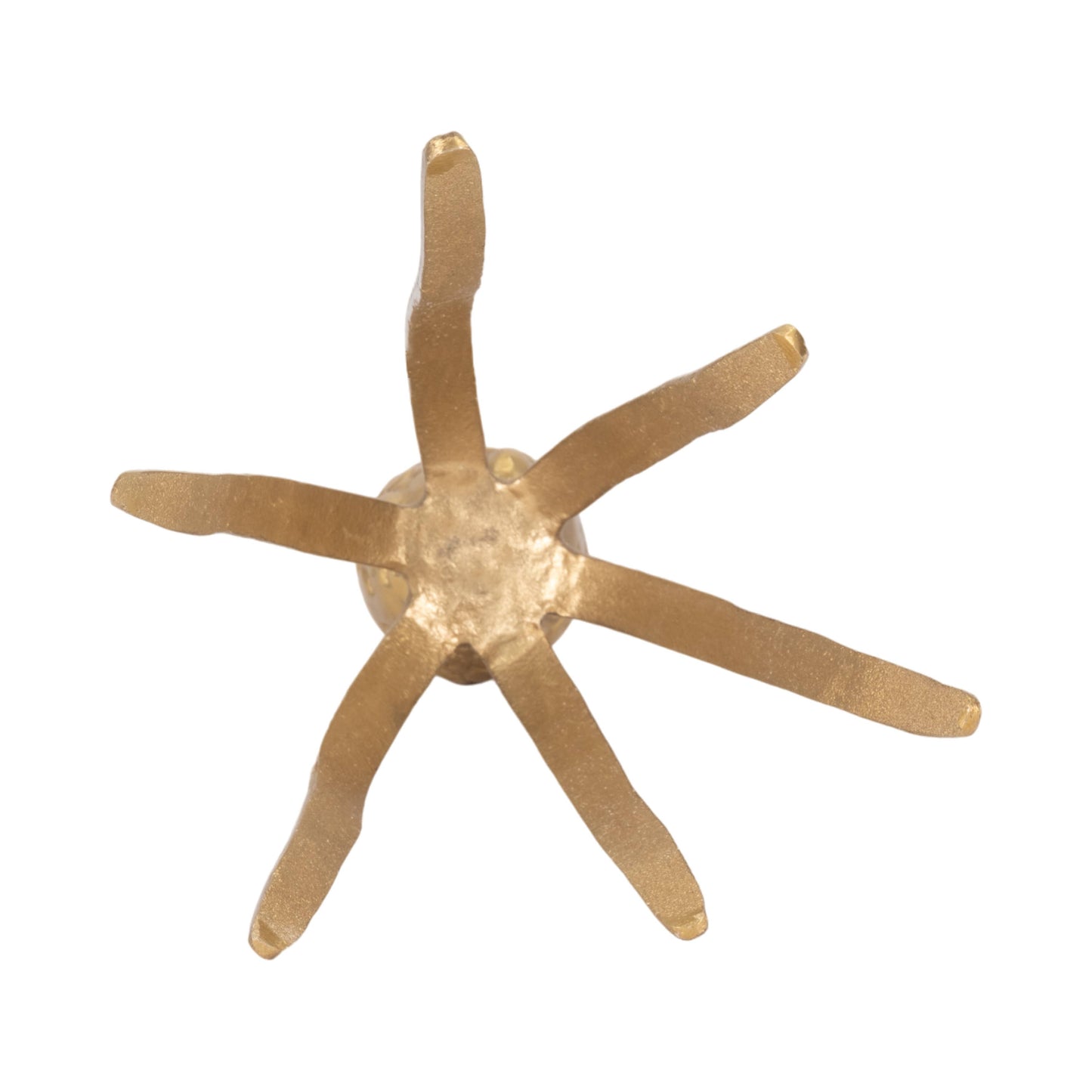 Sagebrook Home - Candle Holder - Gold Metal Coastal Octopus Taper, 10 in.