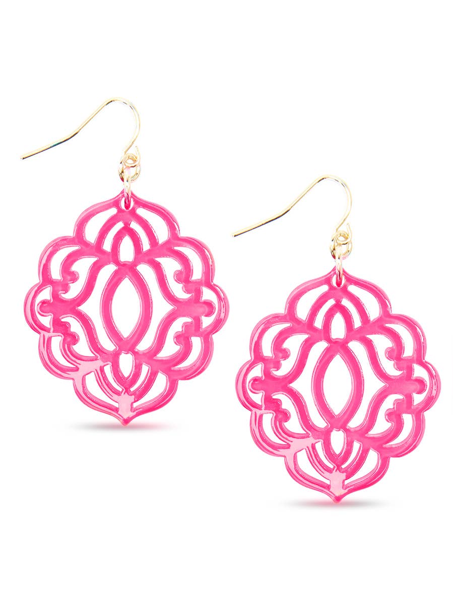 ZENZII Jewelry - Baroque Resin Drop Earring