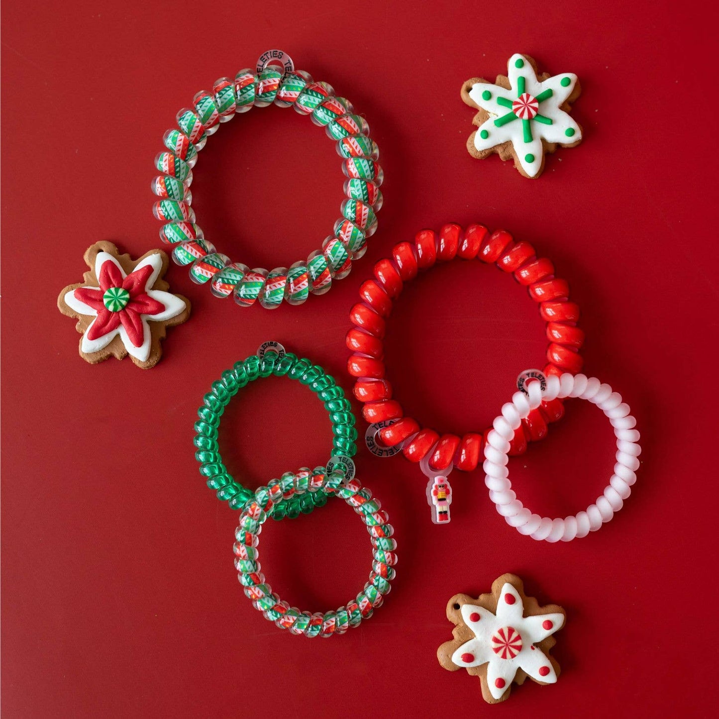 TELETIES - Spiral Hair Coils | Mix Pack | You Crack Me Up Hair Ties