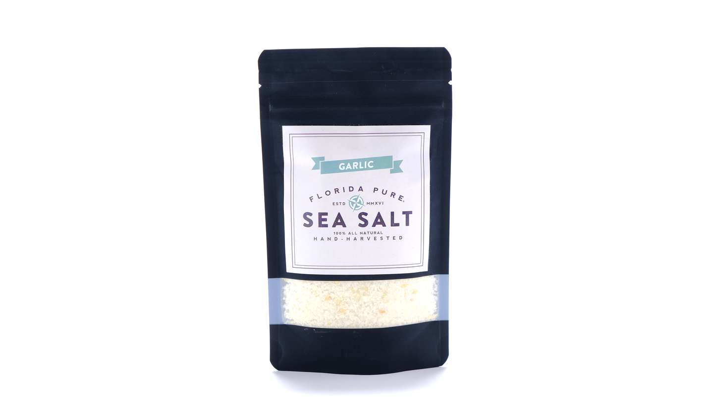 Garlic Infused Sea Salt Pouch (3.0 oz)