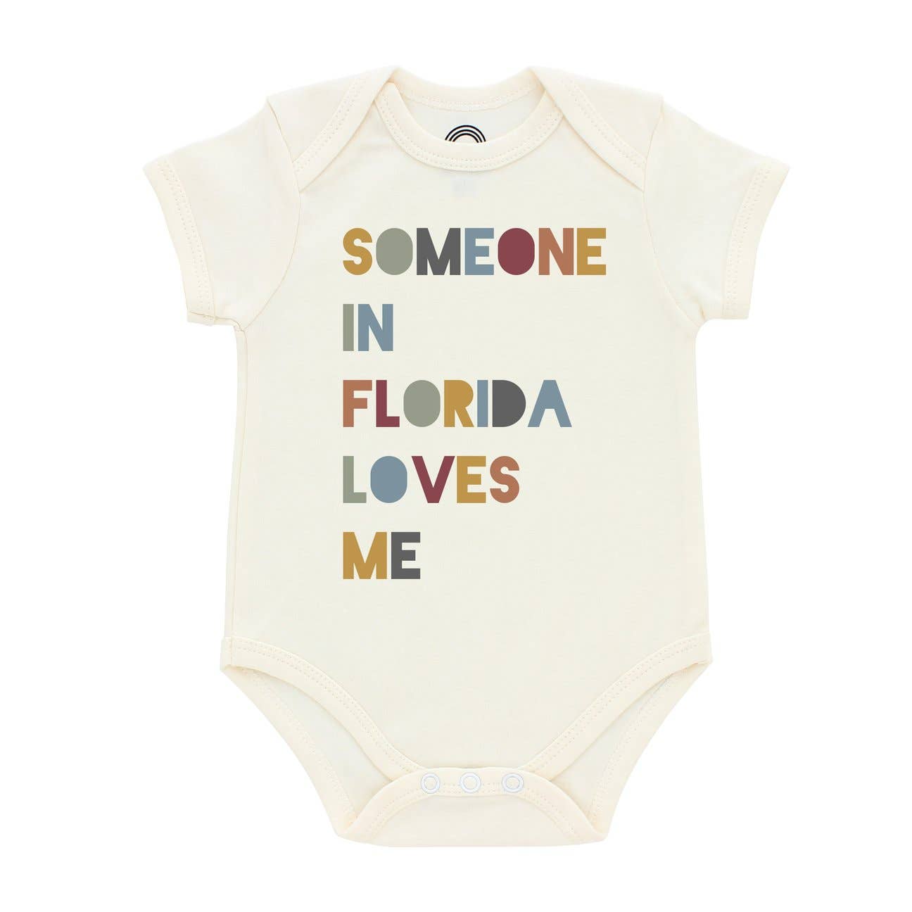 Emerson and Friends - Someone in FL Loves Me Florida Baby Gift Cotton Onesie