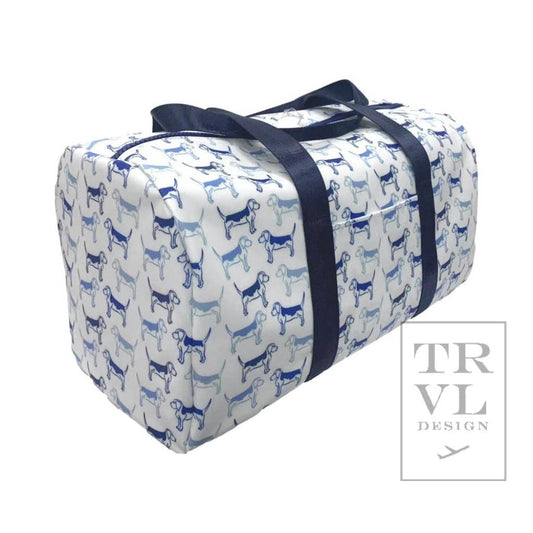 TRVL Design - Duffel - Puppy Love Blue Weekender Bag