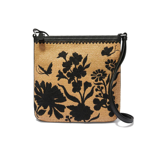 Brighton - Carter Straw Messenger Bag