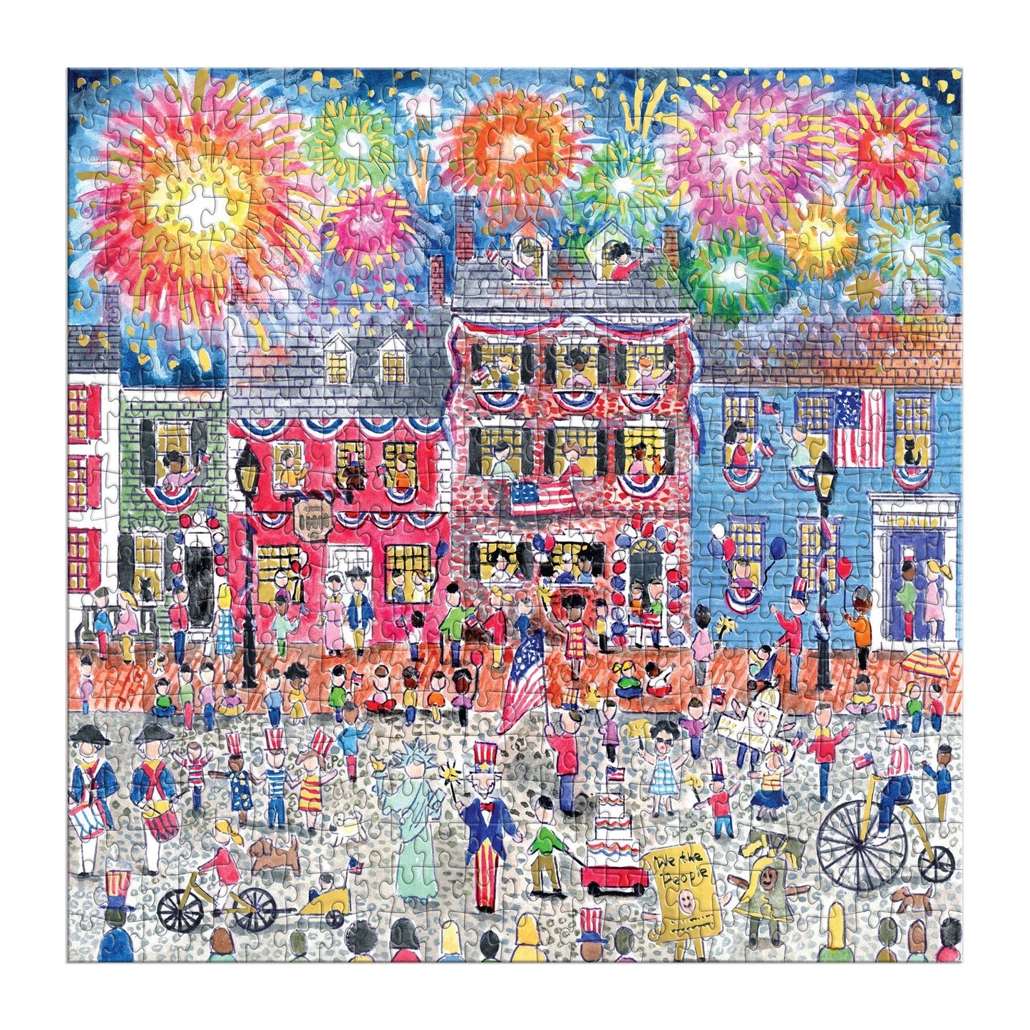 Chronicle Books - Michael Storrings Celebrate The USA 500 Piece Foil Puzzle