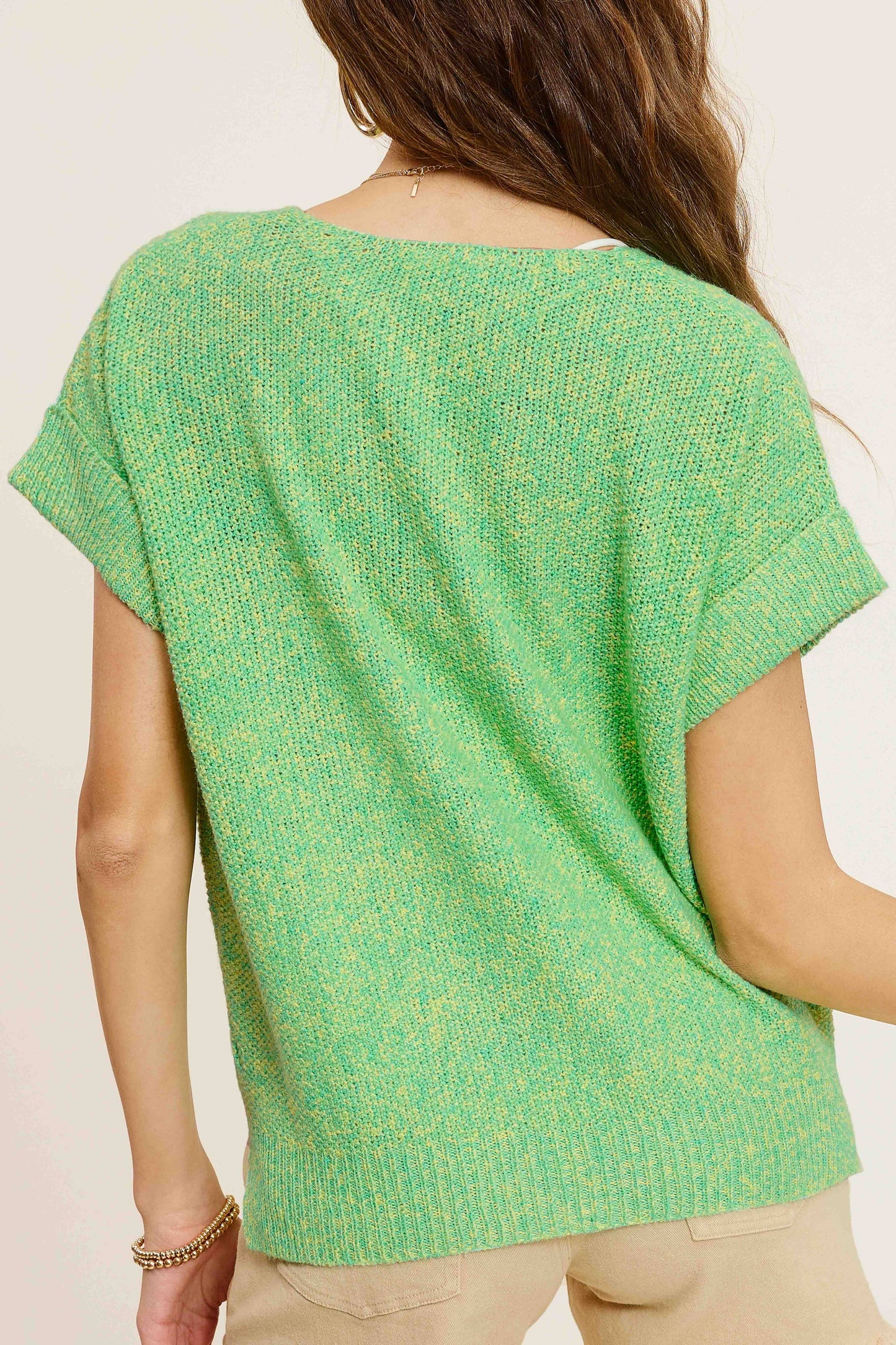 La Miel - Soft Lightweight Loose Fit Textured Pullover Sweater
